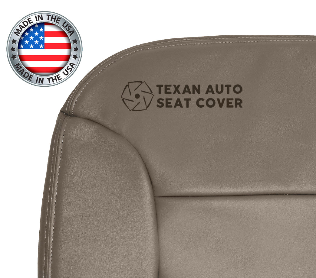 1995 to 2000 Chevy Silverado Passenger Side Bottom Leather Seat Cover Tan