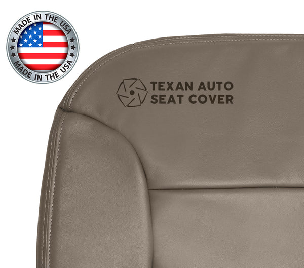 1995 to 2000 Chevy Silverado Driver Side Bottom Synthetic Leather Seat Cover Tan