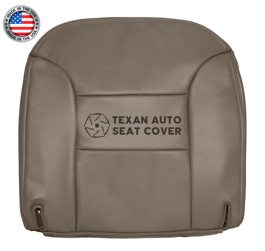 1995, 2000 Chevy Silverado C/K Driver Bottom Leather Seat Cover Tan