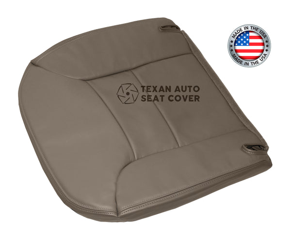 1995 to 2000 Chevy Silverado Passenger Side Bottom Synthetic Leather Seat Cover Tan