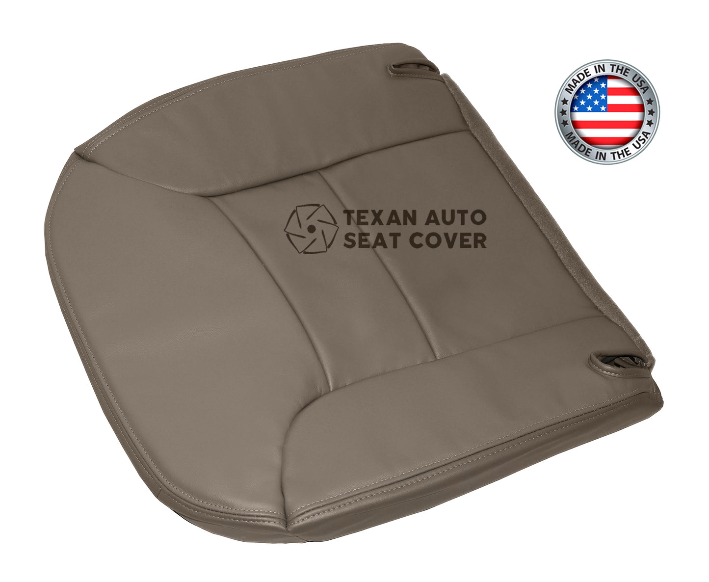 1995 to 2000 Chevy Silverado Driver Side Bottom Synthetic Leather Seat Cover Tan