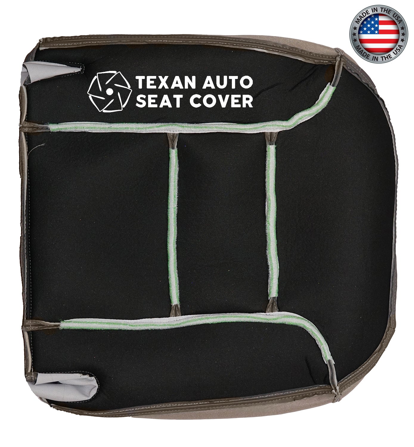 1995 to 2000 Chevy Silverado Passenger Side Bottom Leather Seat Cover Tan