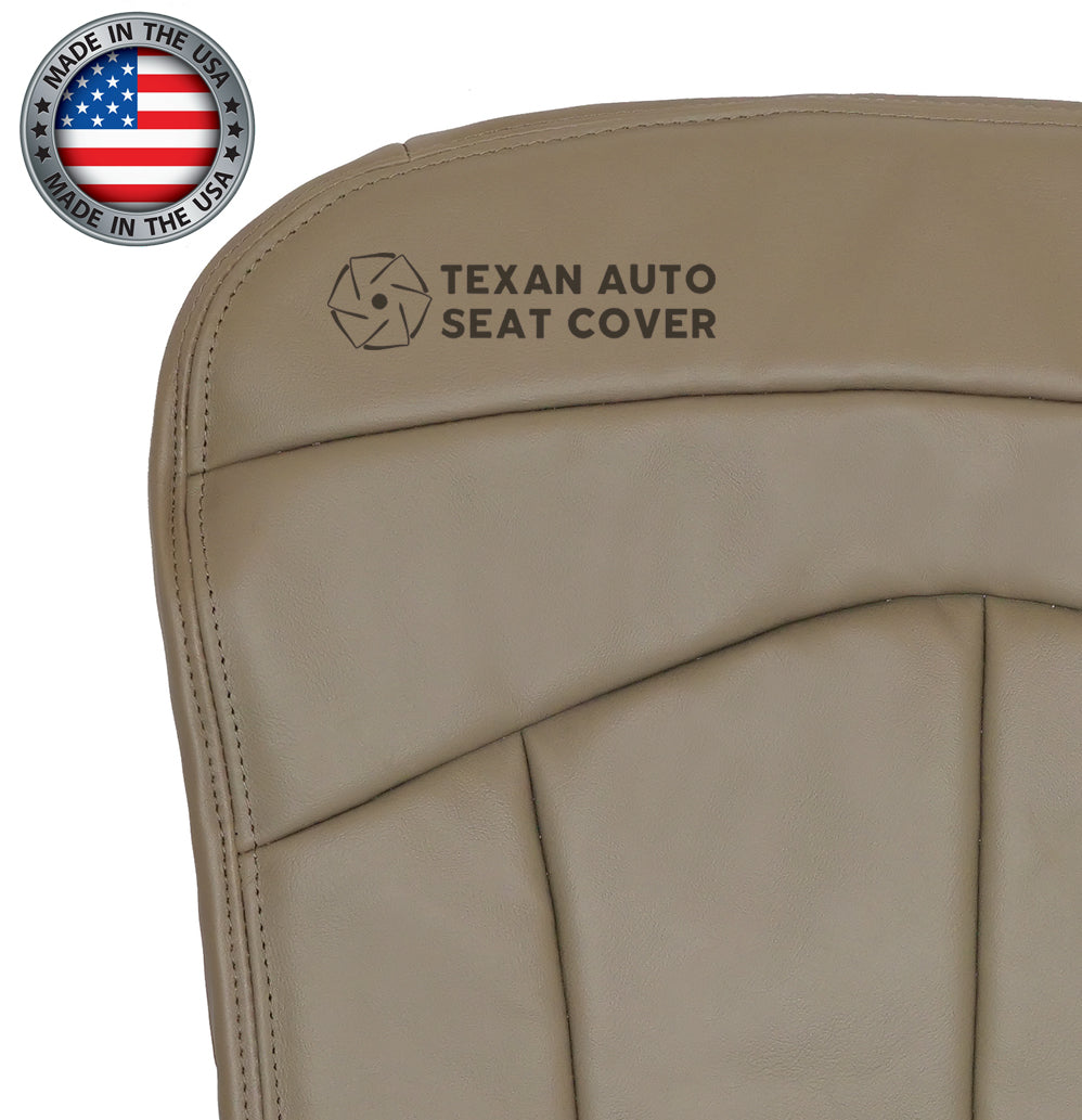 1999 Ford F150 Lariat Single-Cab, Super-Cab, Extended-Cab Passenger Bottom Synthetic Leather Seat Cover Tan