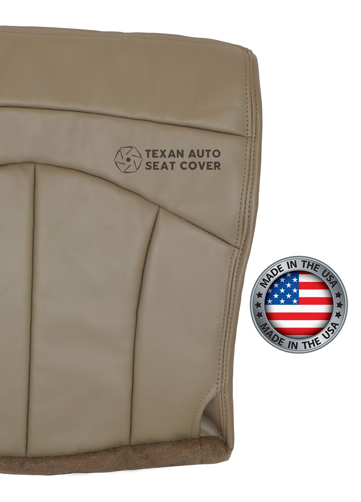 1999 Ford F150 Lariat Single-Cab, Super-Cab, Extended-Cab Passenger Bottom Synthetic Leather Seat Cover Tan