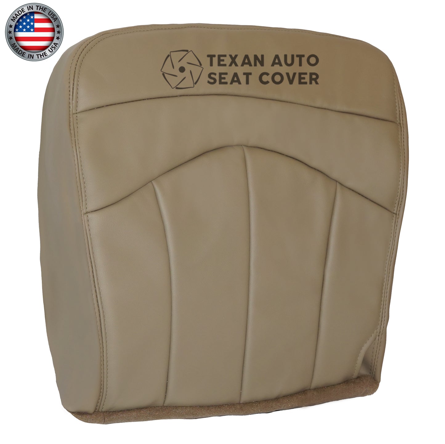 1999 Ford F150 Lariat Single-Cab, Super-Cab, Extended-Cab Passenger Bottom Synthetic Leather Seat Cover Tan