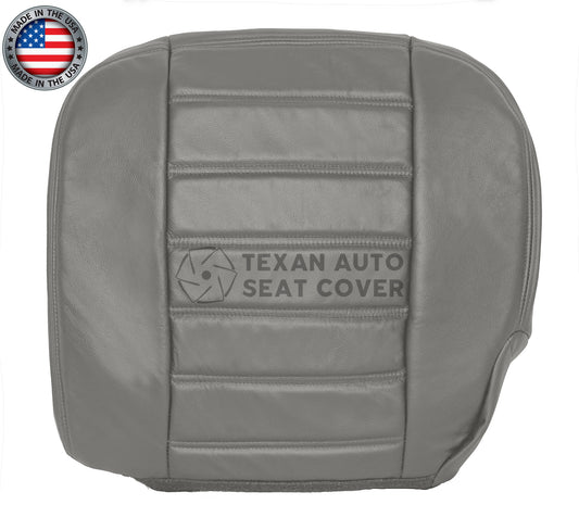2003, 2004, 2005, 2006, 2007 Hummer H2 SUV, SUT Passenger Side Bottom Leather Seat Cover Wheat Gray