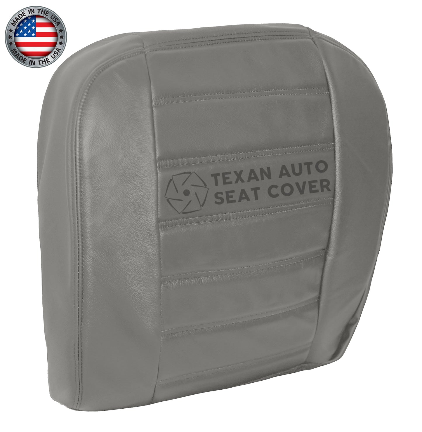 2003, 2004, 2005, 2006, 2007 Hummer H2 SUV, SUT Driver Side Bottom Leather Seat Cover Wheat Gray