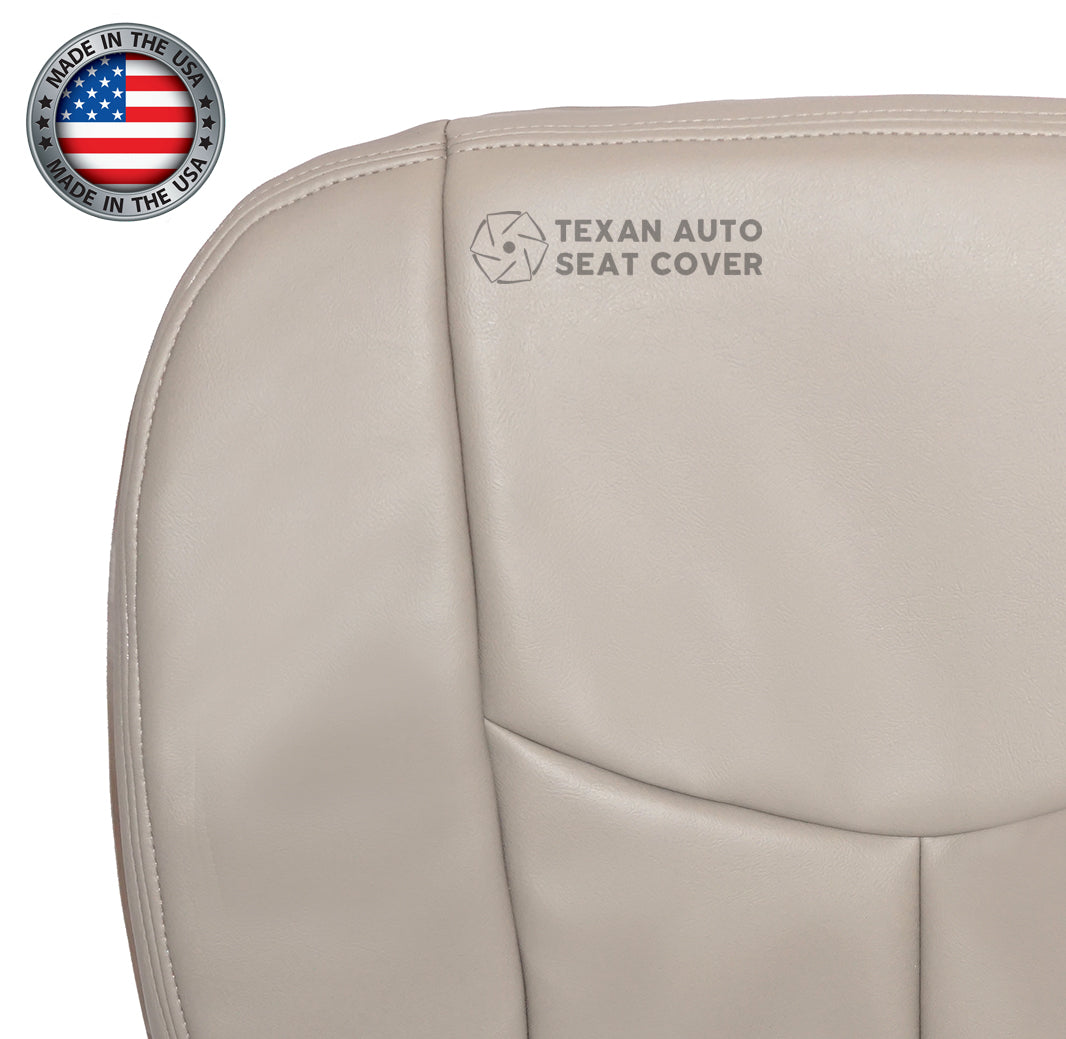 2003, 2004, 2005, 2006 Chevy Tahoe Suburban 1500 2500 LT, LS, Z71, 2WD, 4X4 Driver Side Bottom Synthetic Leather Replacement Cover Shale Tan