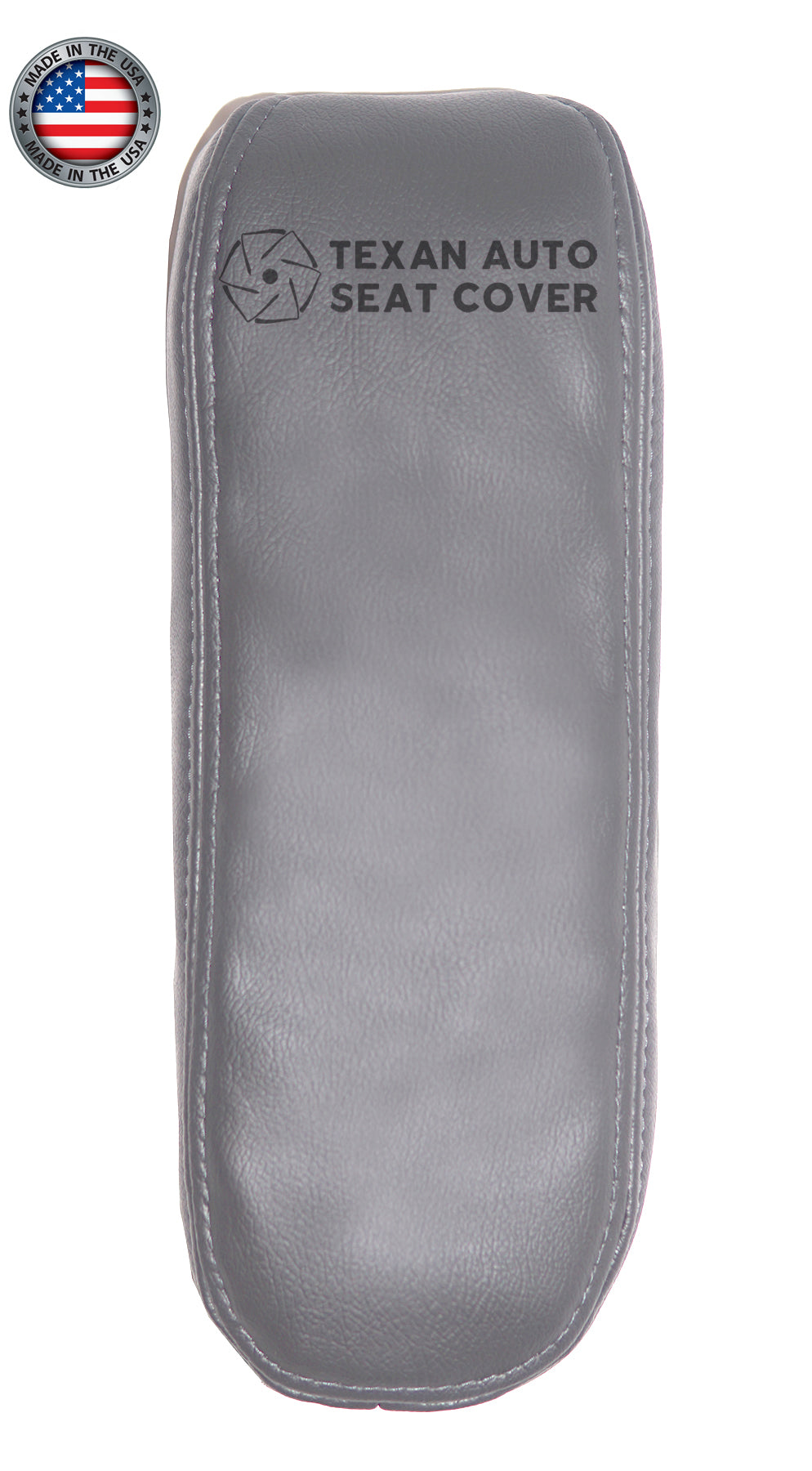 1999, 2000, 2001 Ford F150 Lariat Single-Cab, Super-Cab, Extended-Cab Driver Side Armrest Synthetic Leather Replacement Cover Gray