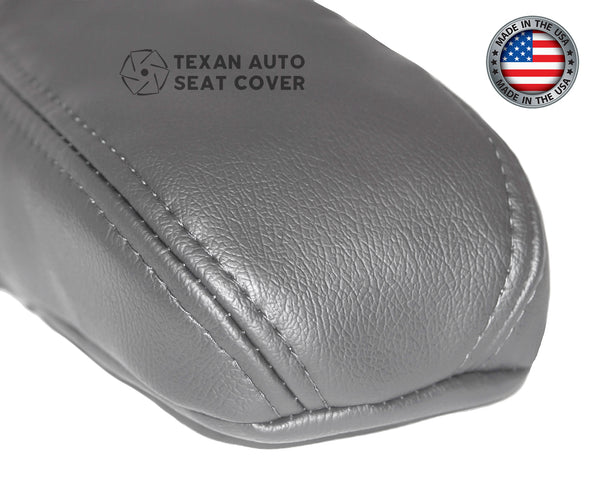 1999, 2000, 2001 Ford F150 Lariat Single-Cab, Super-Cab, Extended-Cab Driver Side Armrest Synthetic Leather Replacement Cover Gray