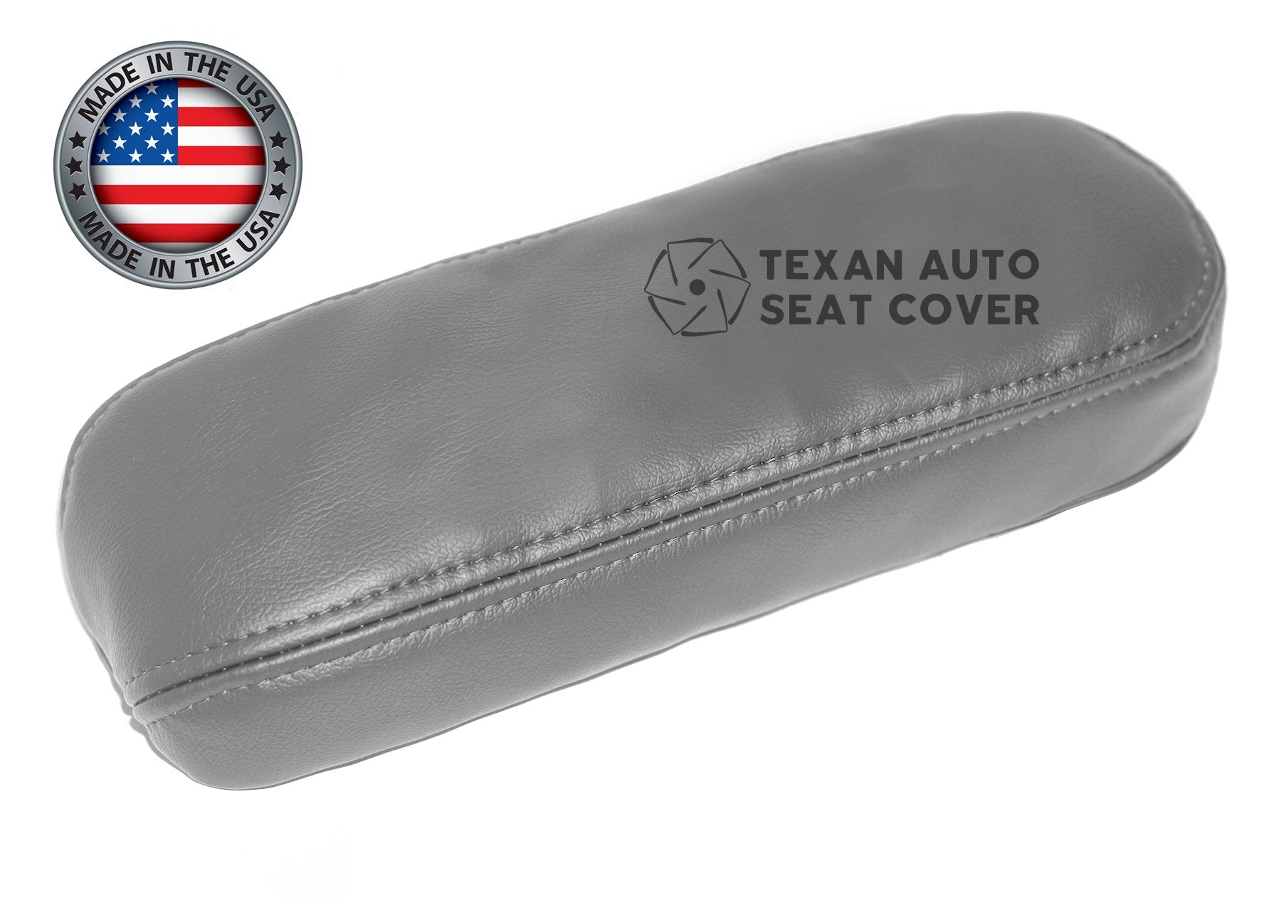 1999, 2000, 2001 Ford F150 Lariat Passenger Side Armrest Synthetic Leather Replacement Cover Gray