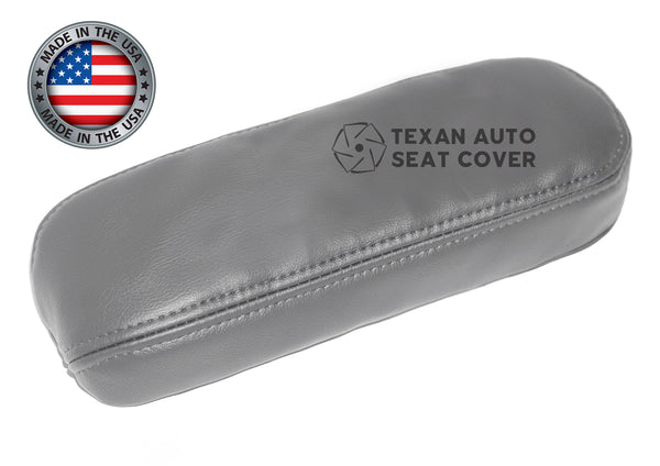 1999, 2000, 2001 Ford F150 Lariat Single-Cab, Super-Cab, Extended-Cab Driver Side Armrest Synthetic Leather Replacement Cover Gray