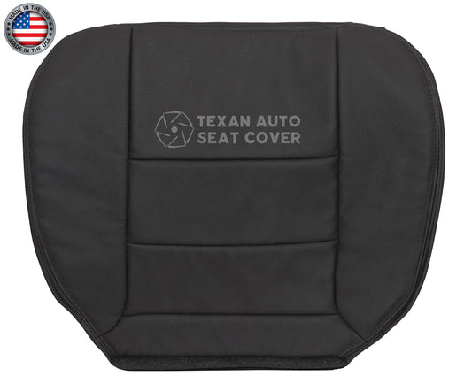 2003, 2004 Ford F250-F350-F450-F550 Lariat, Quad-Cab, Extended-Cab, X-Cab Passenger Bottom Synthetic Leather Seat Cover Black