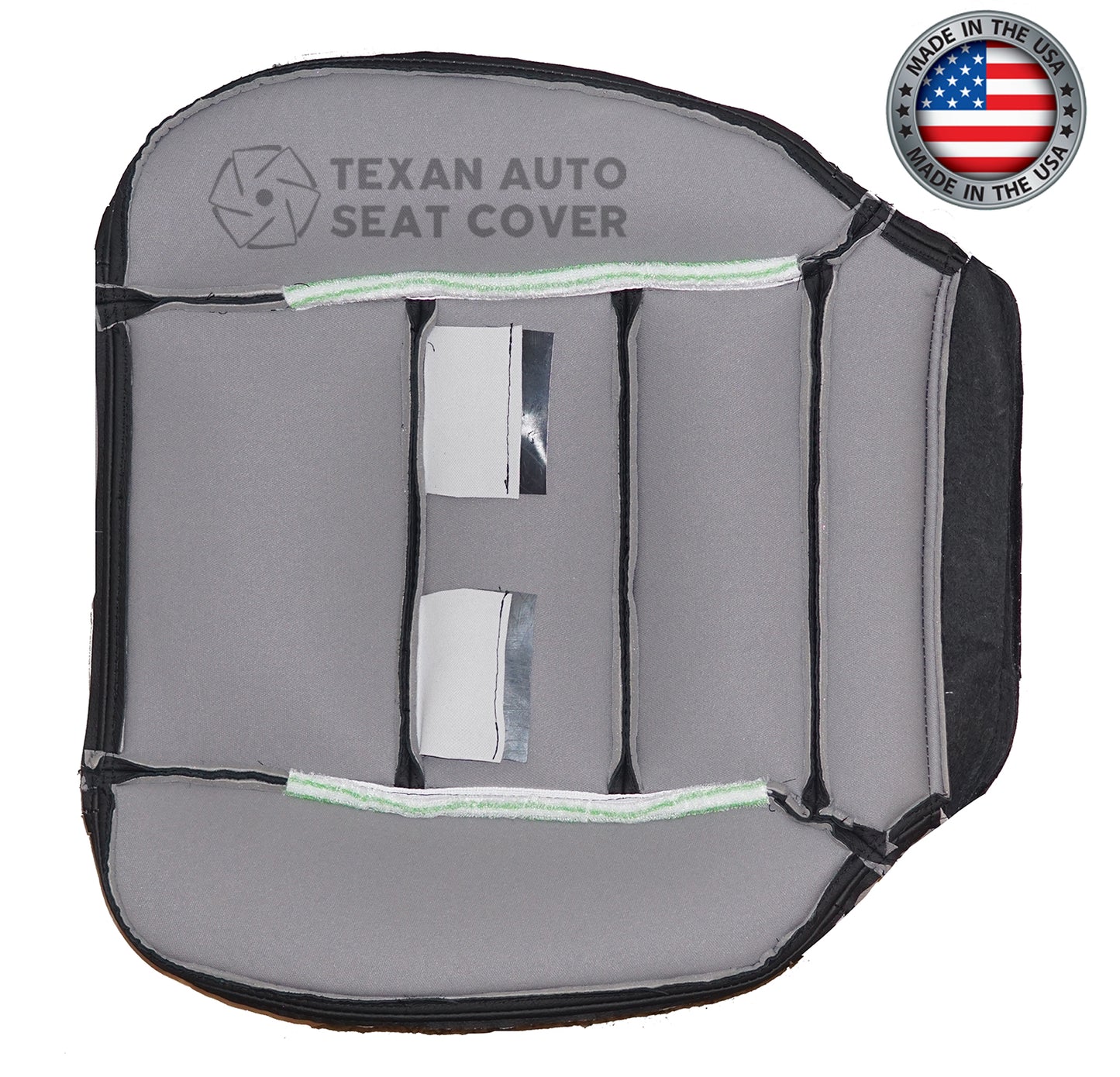 2003, 2004 Ford F250-F350-F450-F550 Lariat, Quad-Cab, Extended-Cab, X-Cab Passenger Bottom Synthetic Leather Seat Cover Black