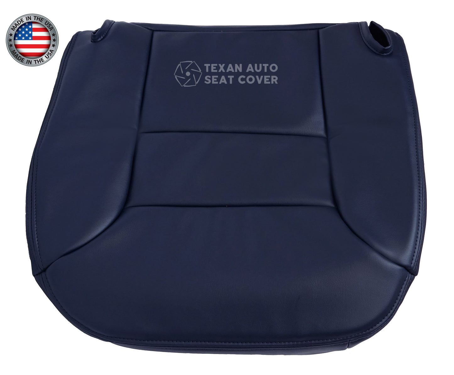 1995 to 2000 Chevy Silverado Driver Side Bottom Synthetic Leather Seat Cover Blue