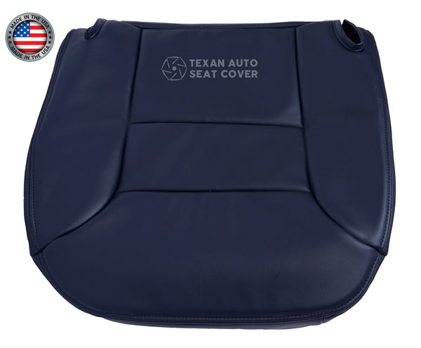 1995 to 2000 Chevy Silverado Passenger Side Bottom Synthetic Leather Seat Cover Blue