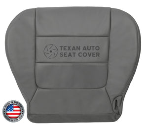 2002, 2003 Ford F150 Lariat Passenger Side Bottom Leather Seat Cover Gray