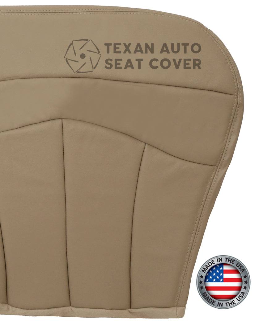 1999 Ford F150 Lariat Single-Cab, Super-Cab, Extended-Cab Passenger Bench Leather Seat Cover Tan 60/40