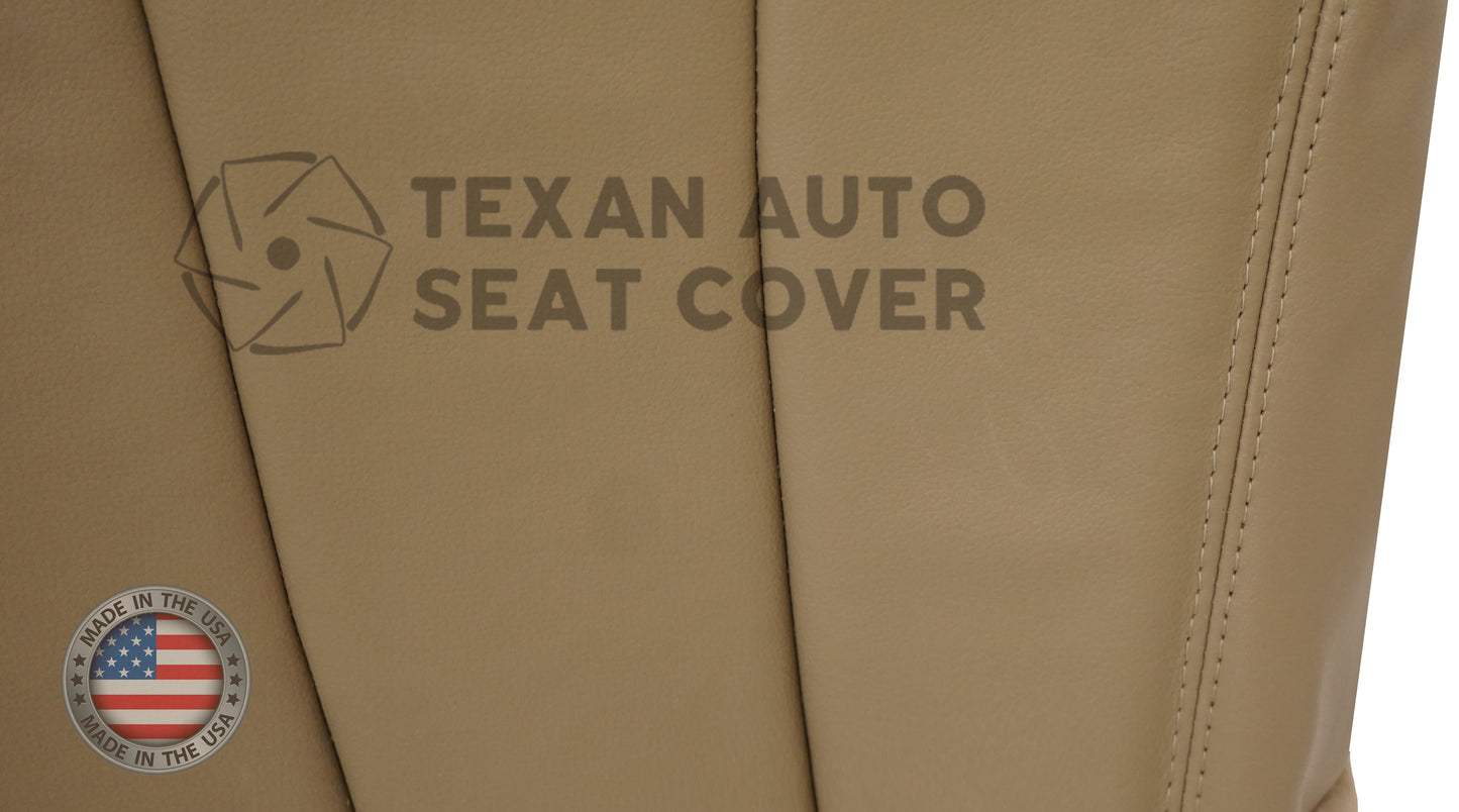 2000, 2001 Ford F150 Lariat Single Cab ,Crew cab, Extended Cab Passenger Bench Leather Seat Cover Tan