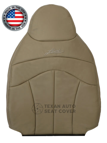 1999 Ford F-150 Lariat Driver Side Lean Back Synthetic Leather replacement Seat Cover Tan