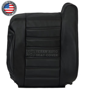 2003, 2004, 2005, 2006, 2007, Hummer H2 SUV, SUT, Truck, Luxury, Adventure Driver Side Lean Back Leather Seat Cover Black