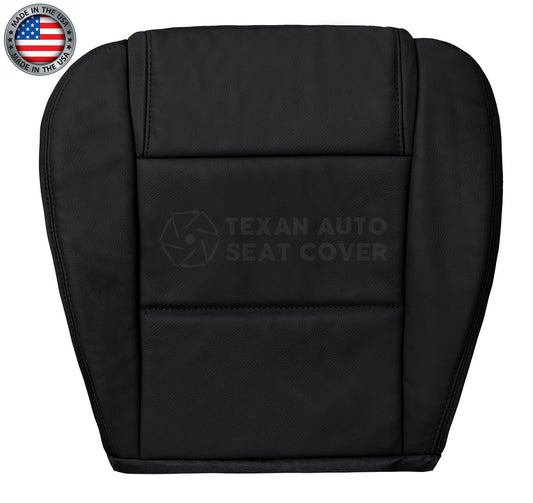 2005, 2006, 2007, 2008, 2009 Ford Mustang V6 Driver Side Bottom Leather Replacement Seat Cover Black