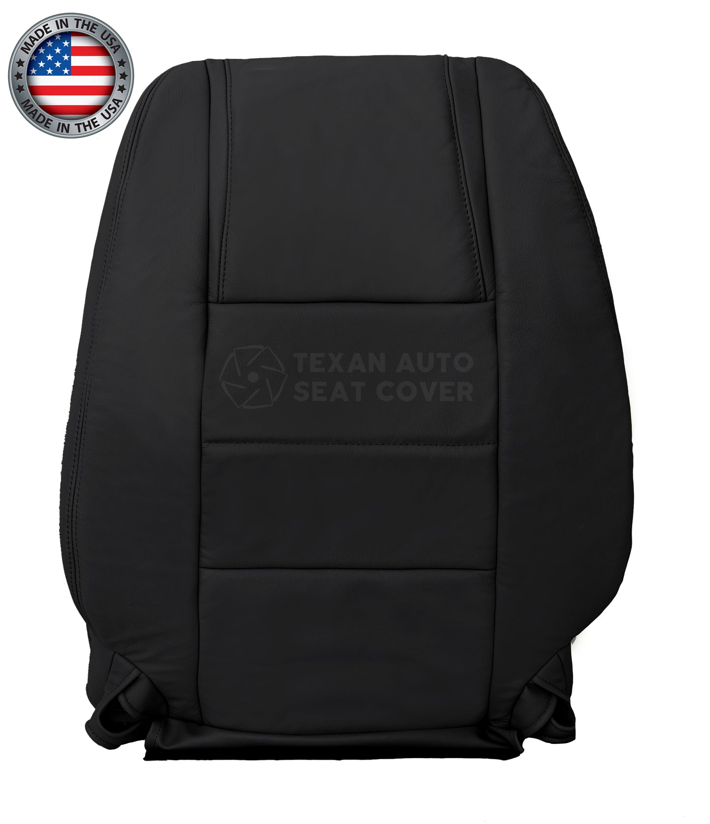 2005, 2006, 2007, 2008, 2009 Ford Mustang V6 Driver Side Lean back Leather Replacement Seat Cover Black