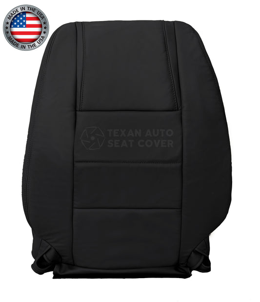 2005, 2006, 2007, 2008, 2009 Ford Mustang V6 Driver Side Lean back Leather Replacement Seat Cover Black