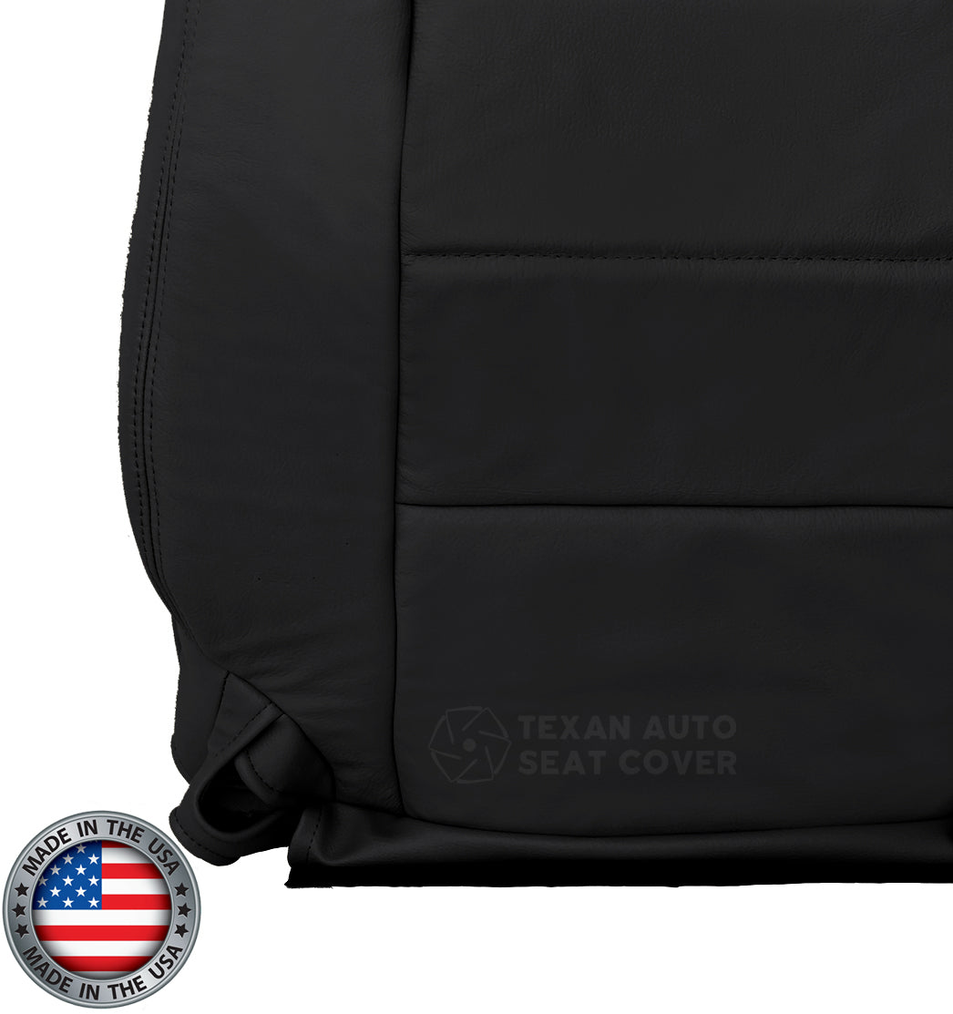 2005, 2006, 2007, 2008, 2009 Ford Mustang V6 Passenger Side Lean back Leather Replacement Seat Cover Black