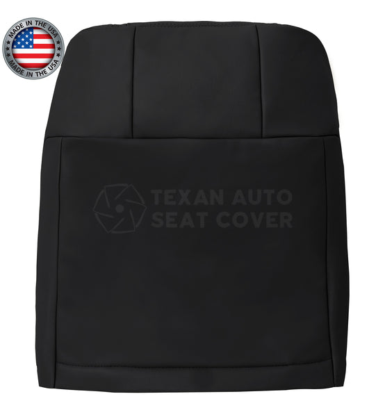 2005, 2006, 2007, 2008, 2009 Ford Mustang V6 Driver Side Lean back Synthetic Leather Replacement Seat Cover Black