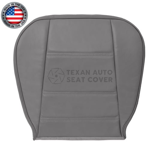 1999, 2000, 2001, 2002, 2003, 2004 Ford Mustang V6 Driver Side Bottom Leather Replacement Seat Cover Gray