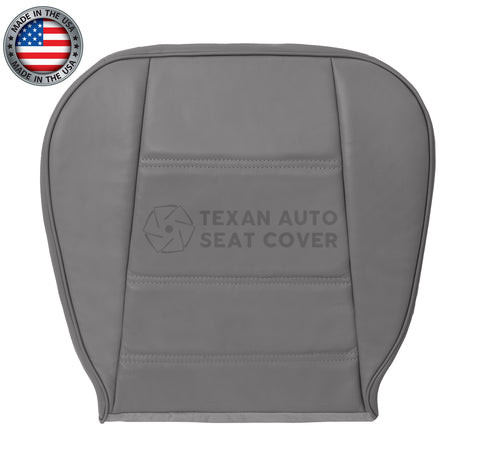 1999, 2000, 2001, 2002, 2003, 2004 Ford Mustang V6 Passenger Side Bottom Synthetic Leather Replacement Seat Cover Gray