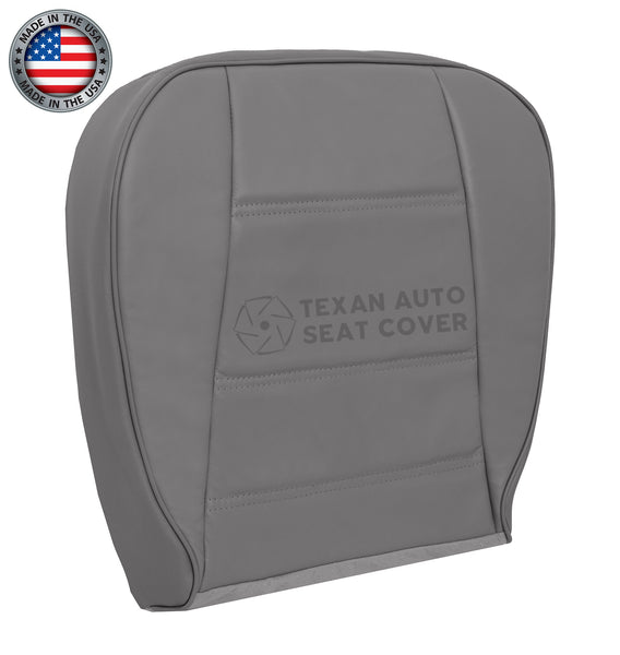 1999, 2000, 2001, 2002, 2003, 2004 Ford Mustang V6 Passenger Side Bottom Leather Replacement Seat Cover Gray