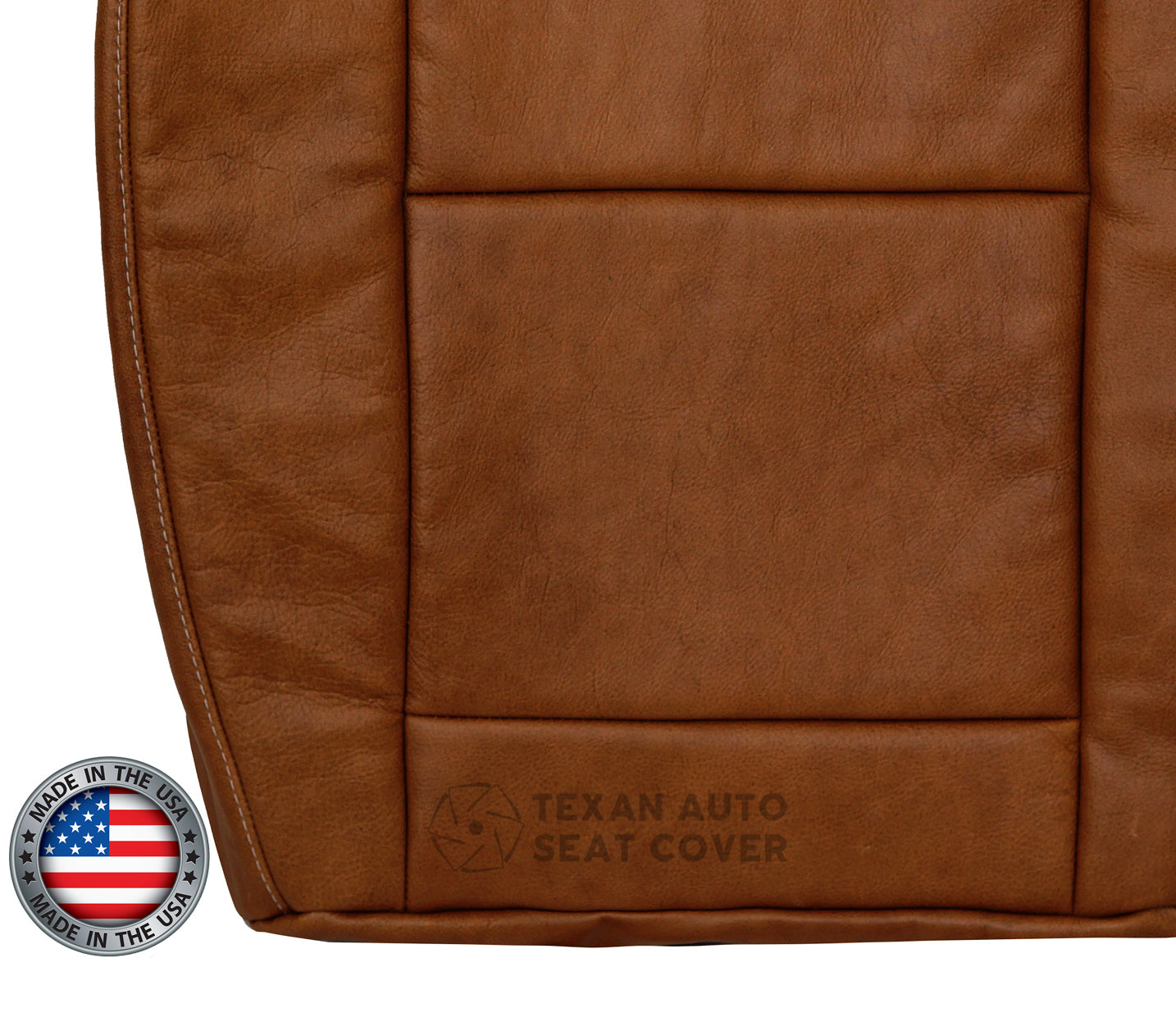 2003, 2004, 2005, 2006, 2007 Ford F250, F350, F450, F550 King Ranch Leather Passenger Bottom Replacement Seat Cover King Ranch