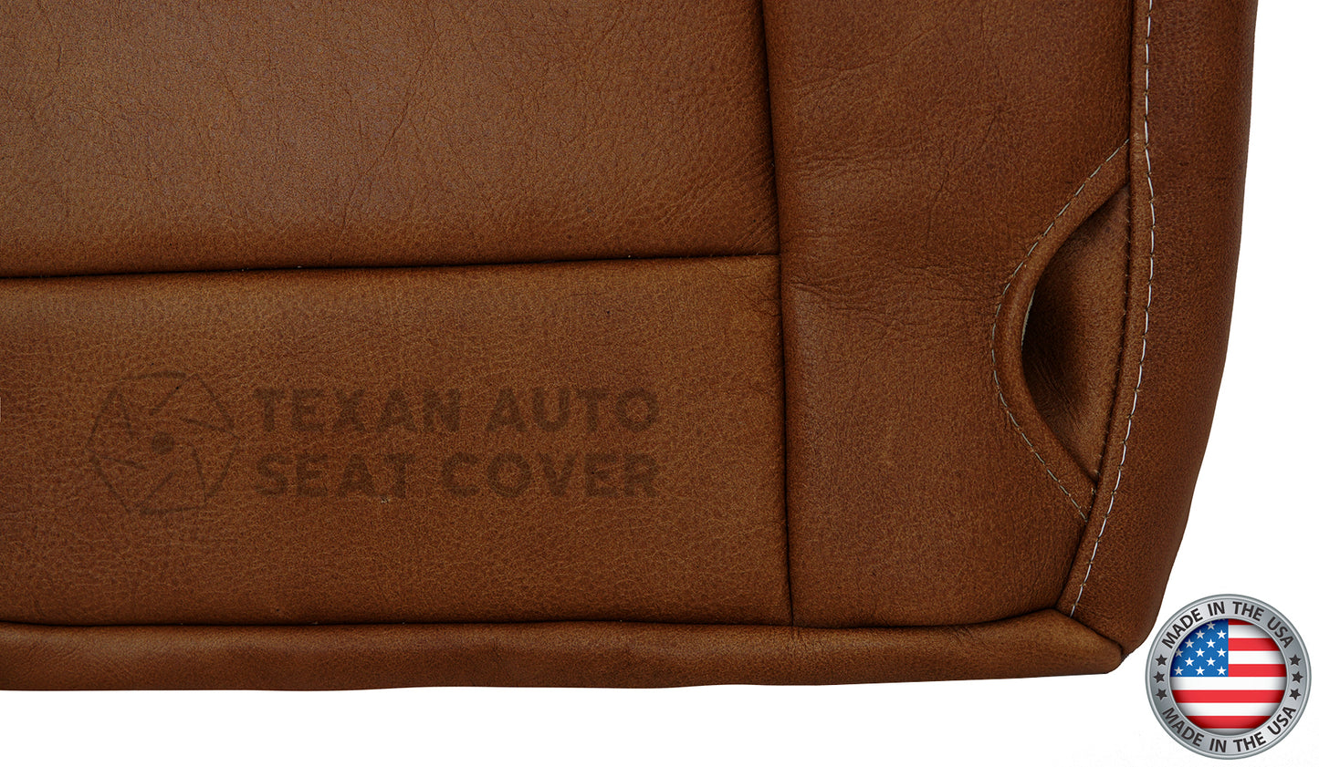 2003, 2004, 2005, 2006, 2007 Ford F250, F350, F450, F550 King Ranch Leather Passenger Bottom Replacement Seat Cover King Ranch