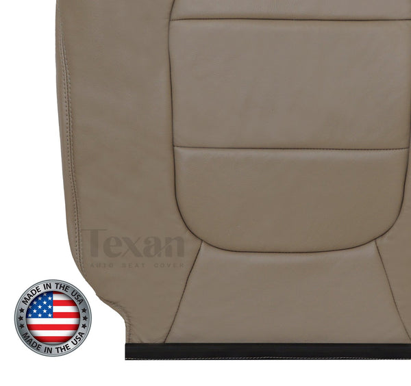 2002, 2003 Ford F150 Lariat Super Crew , Crew Cab Driver Side Lean Back Leather Seat Cover Tan