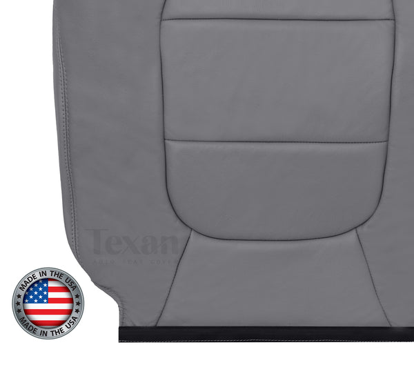 2002, 2003 Ford F150 Lariat Super Crew , Crew Cab Driver Side Lean Back Synthetic Leather Seat Cover Gray