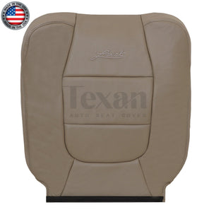 2002, 2003 Ford F150 Lariat Passenger Side Lean Back Synthetic  Leather Seat Cover Tan