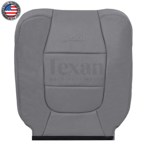 2002, 2003 Ford F150 Lariat Passenger Side Lean Back  Leather Seat Cover Gray