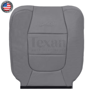 2002, 2003 Ford F150 Lariat Driver Side Lean Back Synthetic Leather Seat Cover Gray