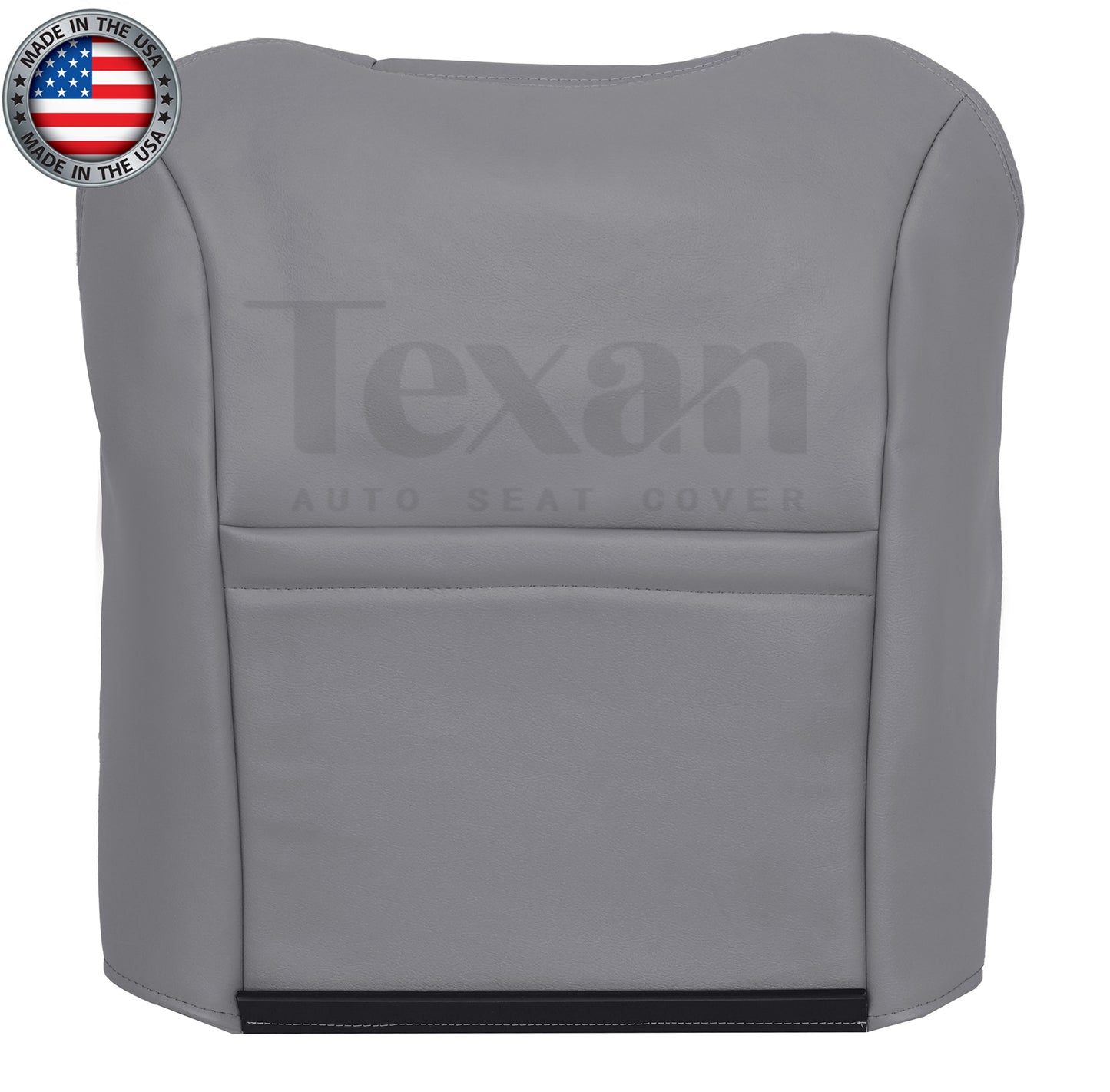 2002, 2003 Ford F150 Lariat Super Crew , Crew Cab Driver Side Lean Back Synthetic Leather Seat Cover Gray