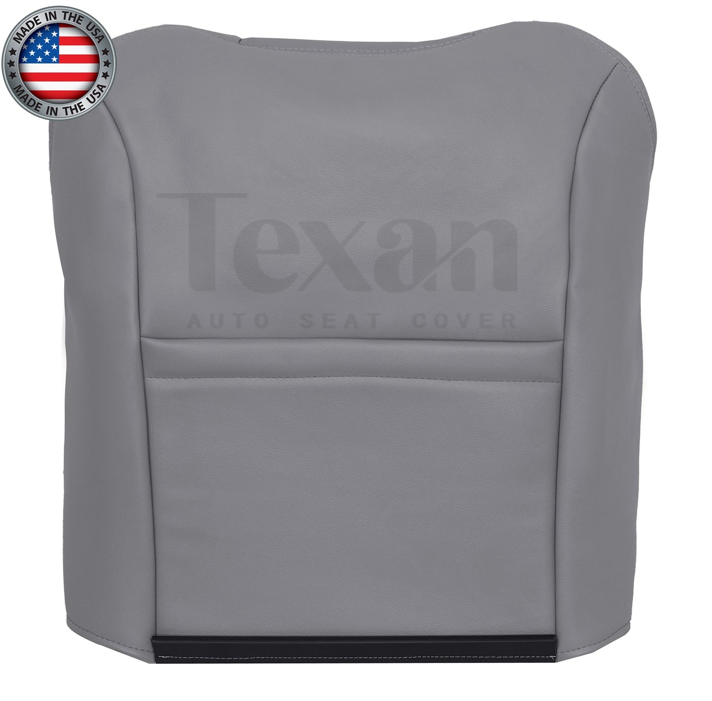 2002, 2003 Ford F150 Lariat Super Crew , Crew Cab Driver Side Lean Back  Leather Seat Cover Gray