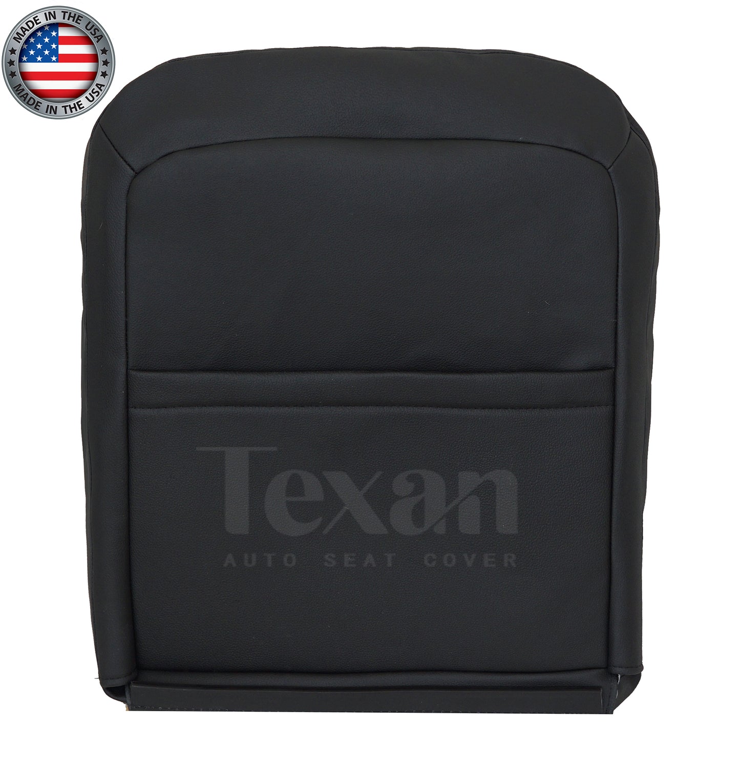 2004, 2005 Dodge Ram 1500, 2500, 3500 Laramie Driver Side Lean Back Leather Replacement Seat Cover Dark Gray