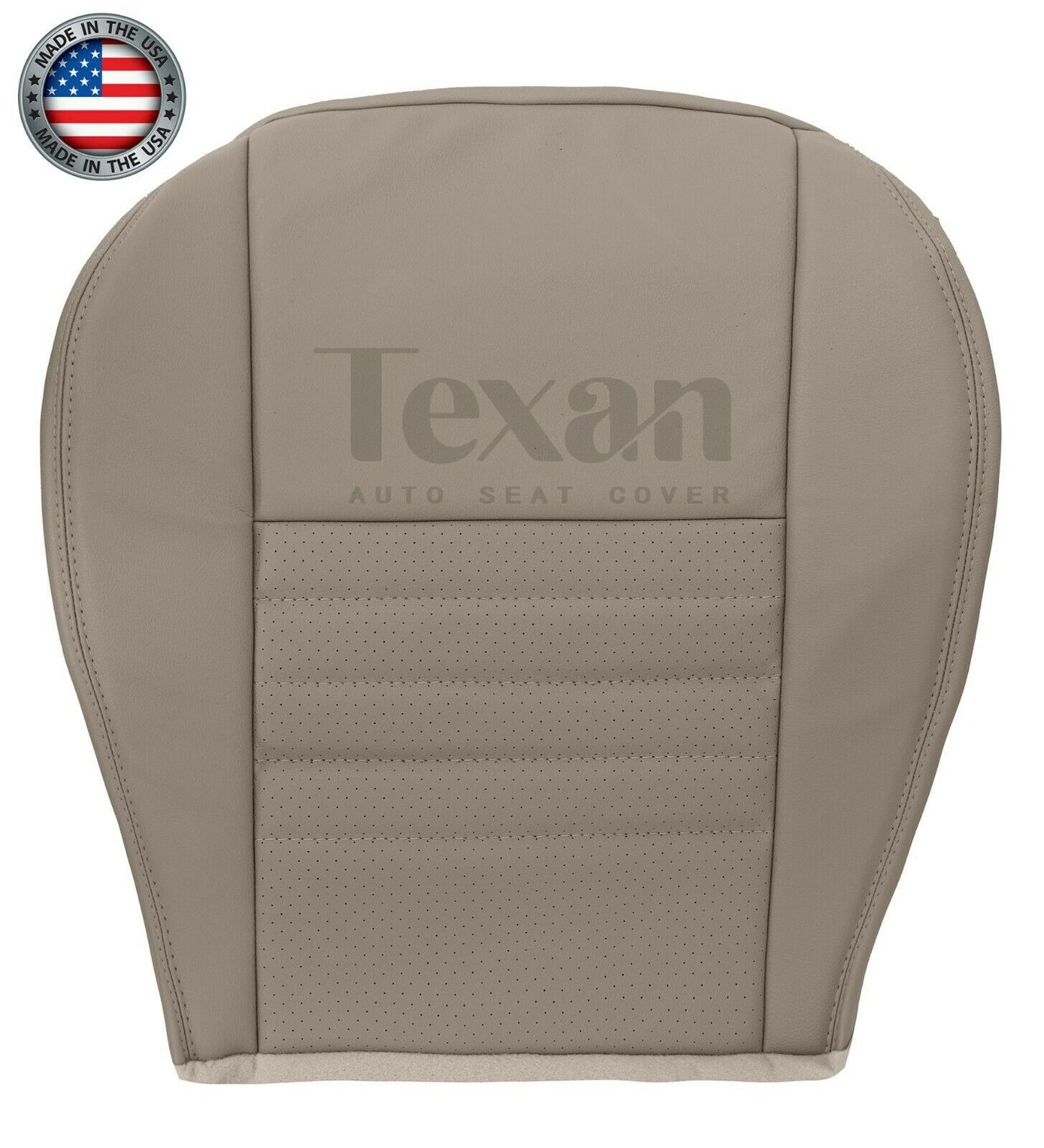1999, 2000, 2001, 2002, 2003, 2004 Ford Mustang GT V8 Passenger Bottom Leather Seat Cover Tan