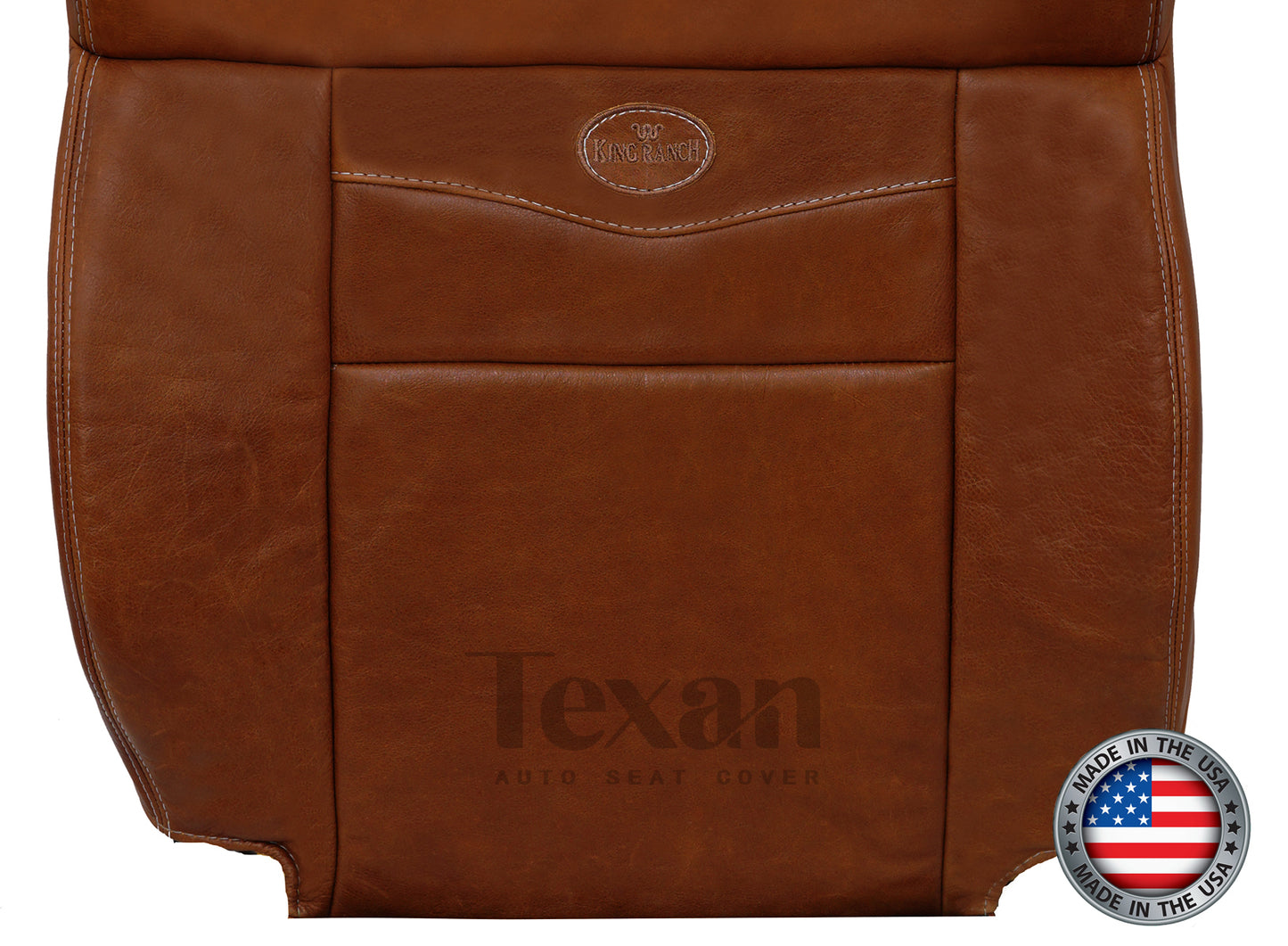 2005, 2006, 2007, 2008 Ford F150 King Ranch 2WD Driver Lean Back Leather Replacement Seat Cover