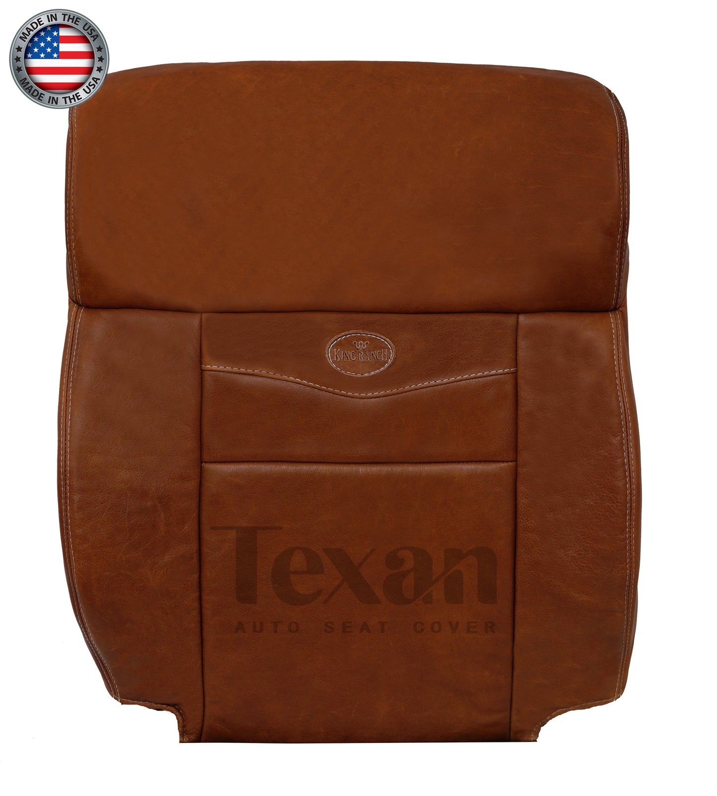 2005, 2006, 2007, 2008 Ford F150 King Ranch 2WD Driver Lean Back Leather Replacement Seat Cover