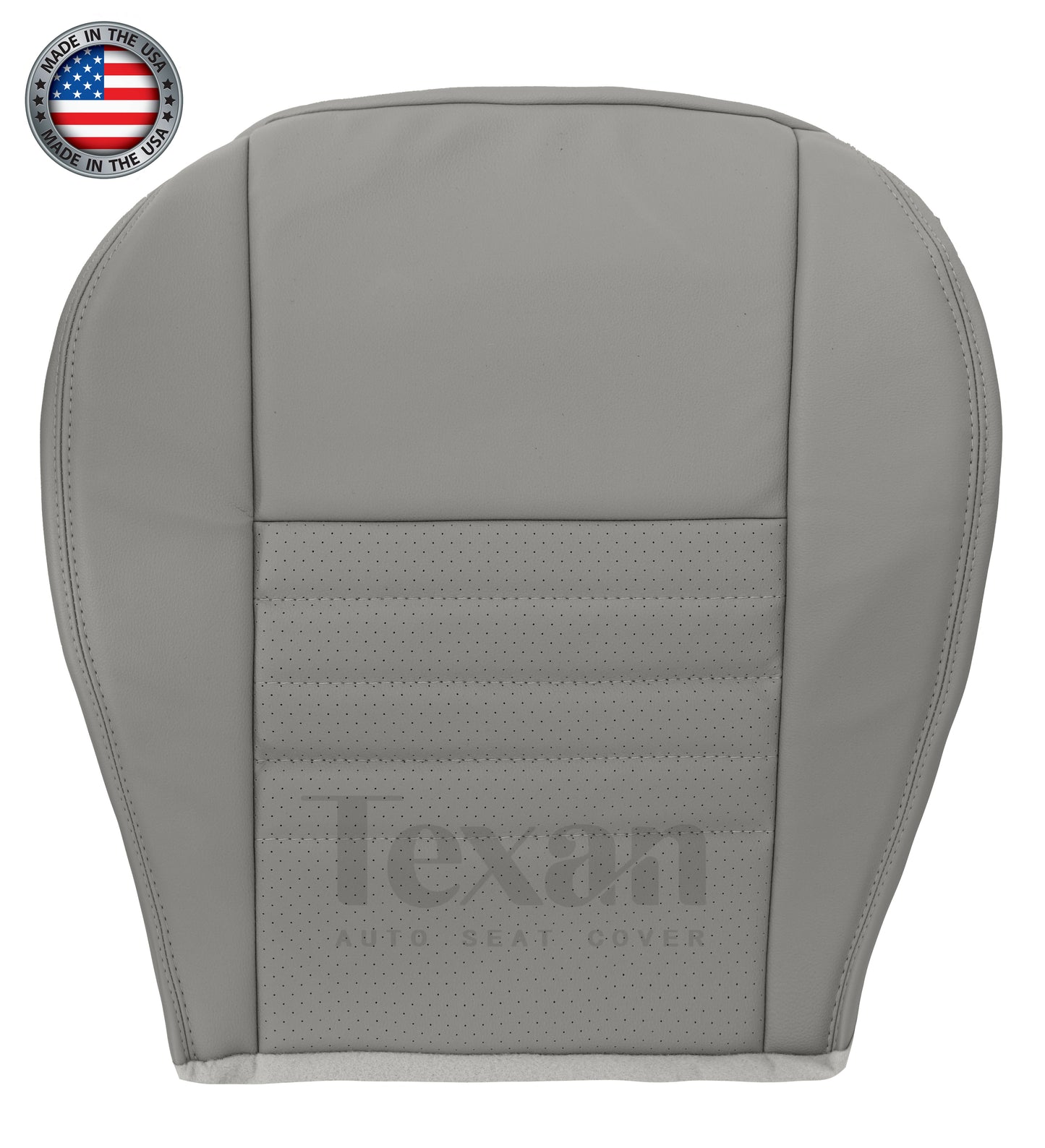 1999, 2000, 2001, 2002, 2003, 2004 Ford Mustang GT V8 Passenger Bottom Leather Seat Cover Gray