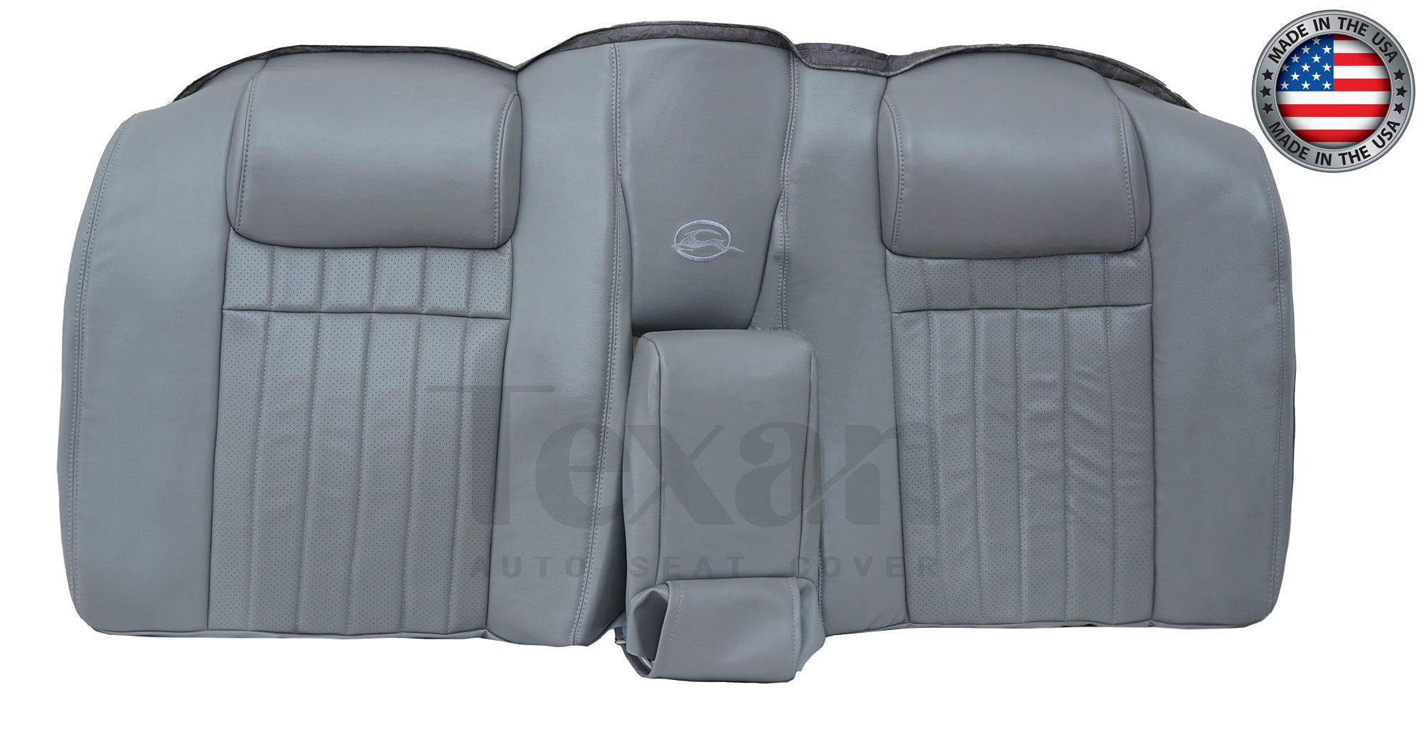 1994-1996 Chevy Impala SS Passenger Bottom Perforated Seat Cover – Gray, OEM Style By US Auto Seat Cover