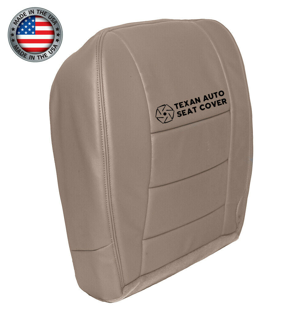 2003, 2004, 2005, 2006, 2007 Ford F250 F350 F450 F550 Lariat XLT, Crew Cab Driver Side Bottom Leather Seat Cover Tan