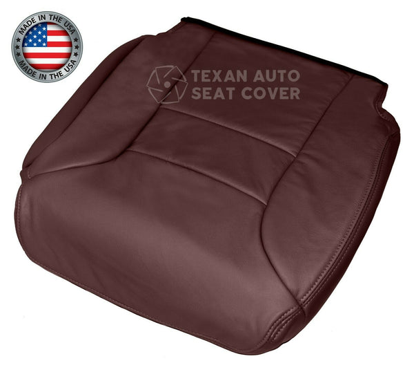 1995 to 2000 Chevy Silverado Passenger Side Lean Back Synthetic Leather Seat Cover Red